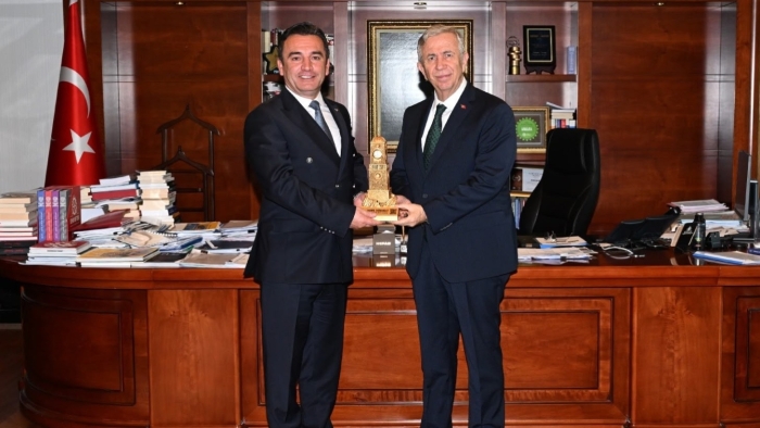 Habil Dökmeci ile Mansur Yavaş Sivrihisar için görüştü